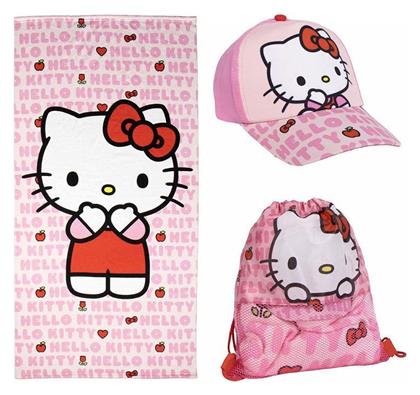 Σετ Τσάντα Παραλίας Πετσέτα & Καπέλο Hello Kitty - Cerda