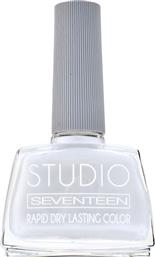 Seventeen Studio Rapid Dry Lasting Color Gloss Βερνίκι Νυχιών Quick Dry Λευκό 02 12ml από το Attica The Department Store