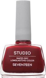 Seventeen Studio Rapid Dry Lasting Color Gloss Βερνίκι Νυχιών Quick Dry Κόκκινο 142 12ml από το Attica The Department Store