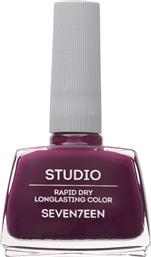 Seventeen Studio Rapid Dry Lasting Color Gloss Βερνίκι Νυχιών Quick Dry Μωβ 144 12ml