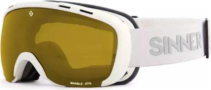 Marble Otg Μάσκα Σκι & Snowboard Ενηλίκων με Φακό σε Χρυσό Χρώμα Sinner