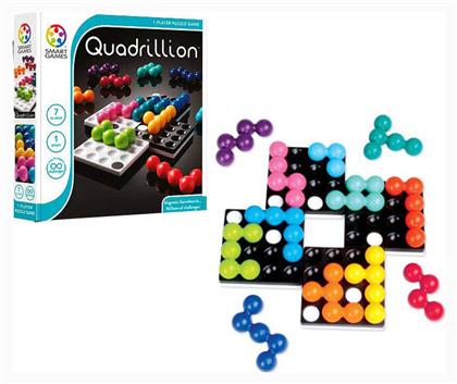 Επιτραπέζιο Παιχνίδι Quadrillion για 1 Παίκτη 7+ Ετών Smart Games