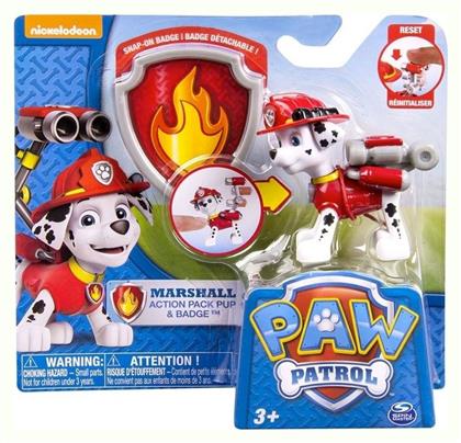 Παιχνίδι Μινιατούρα Action Pack Pup Paw Patrol Marshall για 3+ Ετών Spin Master από το BlablaToys