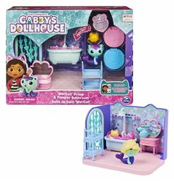 Παιχνίδι Μινιατούρα Gabby´s Dollhouse MerCat Primp & Pamper Bathroom για 3+ Ετών Spin Master