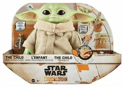 Star Wars Mandalorian The Child Baby Yoda Realm Move Plush με Ήχους για 4+ Ετών 28εκ. Mattel