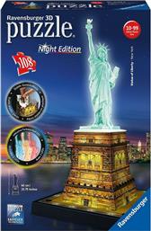 Puzzle Statue of Liberty, Night Edition 3D 108 Κομμάτια από το Moustakas Toys