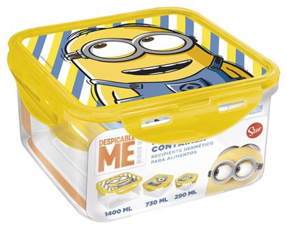 Πλαστικό Παιδικό Σετ Φαγητού 1.4lt Minions Stor από το Plus4u