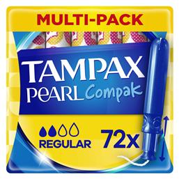 Ταμπόν Compak Pearl με Απλικατέρ για Κανονική Ροή 72τμχ Tampax από το Pharm24