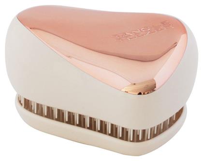 Compact Styler Rose Gold / Ivory Βούρτσα Μαλλιών για Ξεμπέρδεμα Tangle Teezer