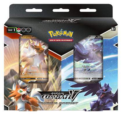 The Pokemon Company International Pokemon TCG: V Battle Lycanroc VS Corviknight Double Deck Bundle - Kaissa