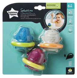 Splashtime Squirtee Bath Floats Μπουγελόφατσες για 6+ Μηνών 3τμχ Tommee Tippee