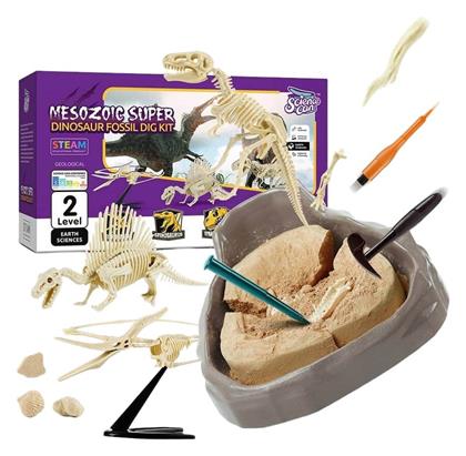 Εκπαιδευτικό Παιχνίδι Super Dinosaur Fossil Dig Kit Top Bright από το BlablaToys