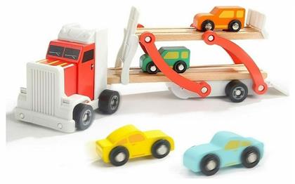 Σετ Φορτηγό Wooden Motor Truck για 3+ Ετών Top Bright