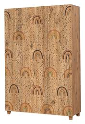 Τρίφυλλη Ντουλάπα Πολύχρωμη 120x48x189cm - Hanah Home