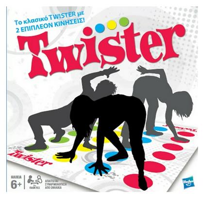 Twister (με 2 Επιπλέον Κινήσεις) 6+ Ετών Hasbro