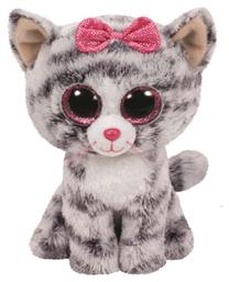 Γατάκι Beanie Boos Kiki Grey Cat Reg για 3+ Ετών 15 εκ. TY