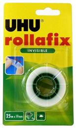 Σελοτέιπ Rollafix Invisible 19mm x 25m UHU