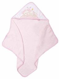 Βρεφική Κάπα-Μπουρνούζι με Κουκούλα Άλφι Ροζ Viopros