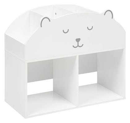 Βιβλιοθήκη Δαπέδου Ξύλινη Λευκή 56x30x64cm - Spitishop