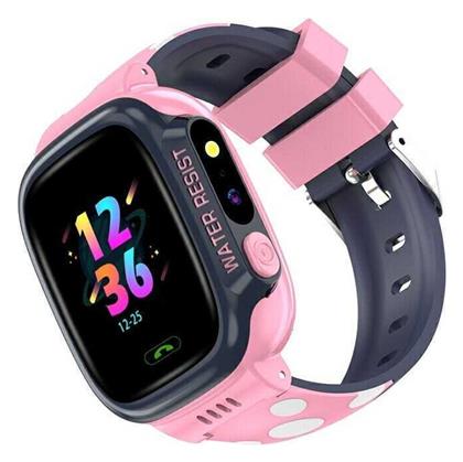 Y92-4G Παιδικό Smartwatch με GPS και Καουτσούκ/Πλαστικό Λουράκι Ροζ - Tradesor