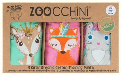 Woodland Princesses Παιδικό Σετ με Βρακάκια Πολύχρωμα 3τμχ Zoocchini